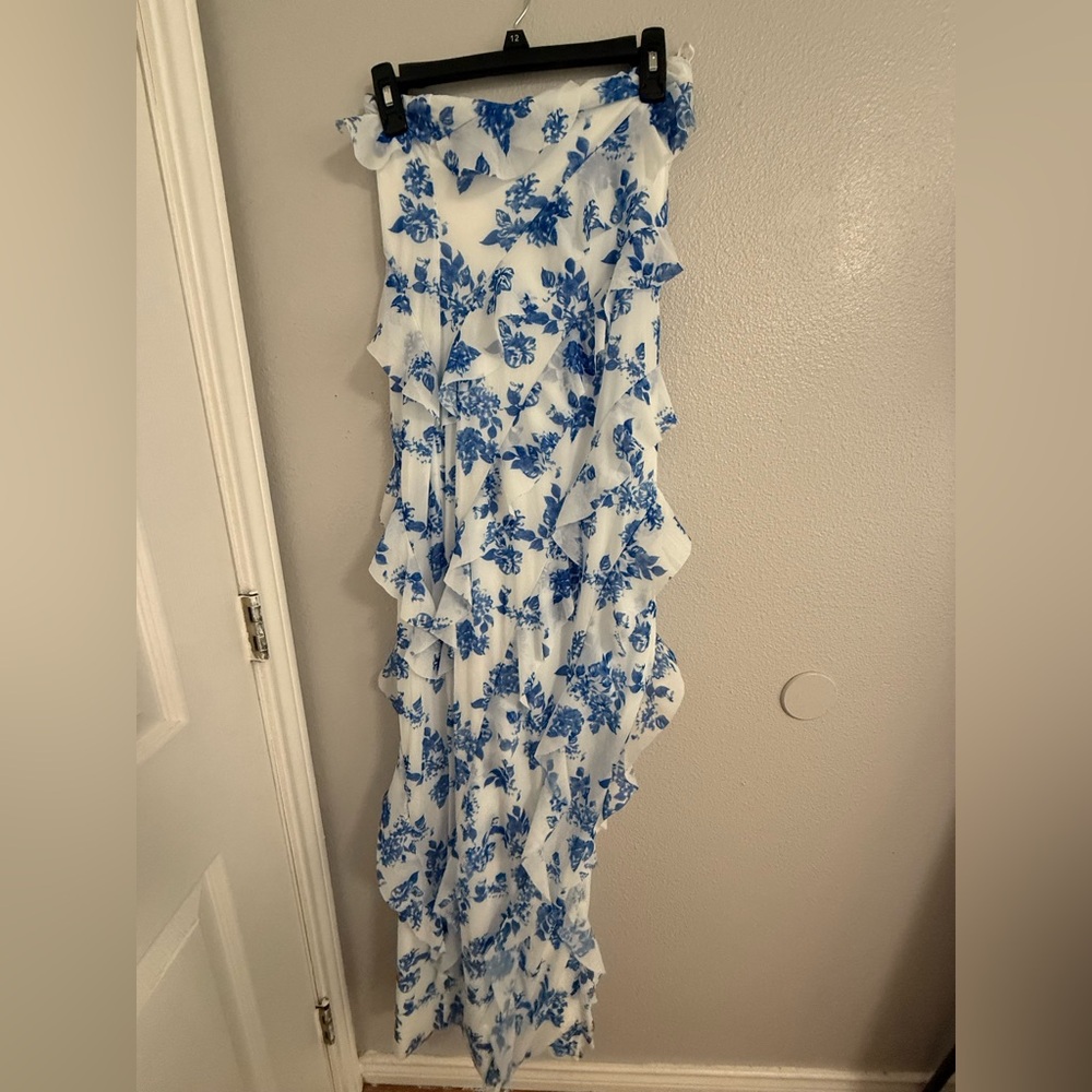 Floral Ruffle Maxi Dress